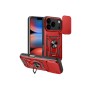 Funda Armadura con Tapa Deslizante iPhone 17 Pro Max Cámara y Anillo | Wephone Mayorista