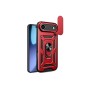 Funda Armadura con Tapa Deslizante iPhone 17 Air Cámara y Anillo | Wephone Mayorista