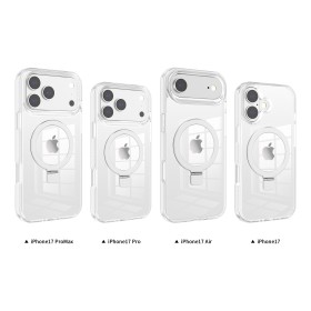Funda Gstyle Transparente Con Soporte Para iPhone 17 Series