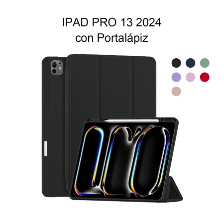 Funda Smart Cover con Portalápiz iPad Pro 13" 2024 | WePhone Mayorista