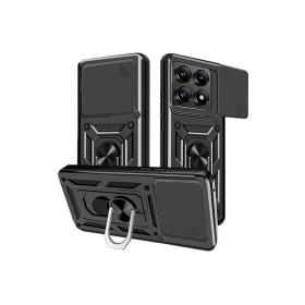 Funda Armadura con Tapa Deslizante Xiaomi 14T Pro Cámara y Anillo | Wephone Mayorista