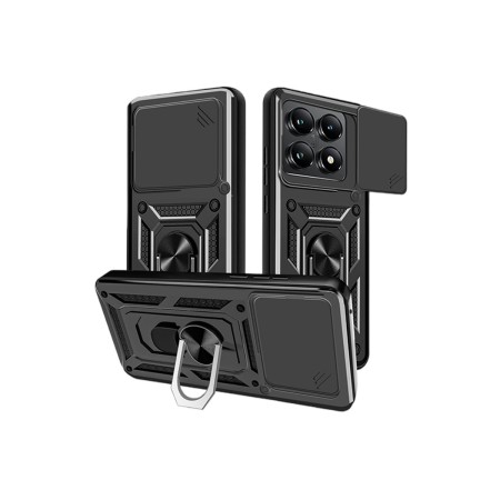 Funda Armadura con Tapa Deslizante Xiaomi 14T Pro Cámara y Anillo | Wephone Mayorista