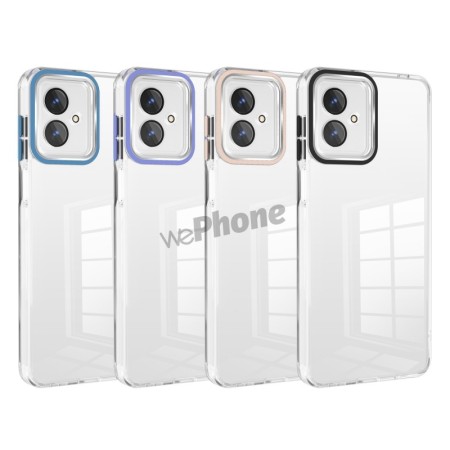 Funda Transparente Cubre Camara de Colores Moto G84 | Wephone Mayorista