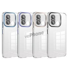 Funda Transparente Cubre Camara de Colores Redmi A3 | Wephone Mayorista