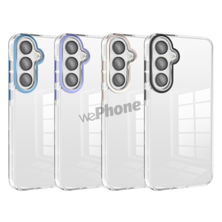 Funda Transparente Cubre Camara de Colores Samsung S25 | Wephone Mayorista