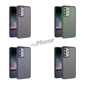 Funda Mate Metal Moto G72 Marco Metálico Antihuellas | Wephone Mayorista