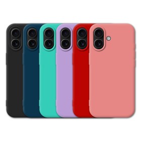 Funda Tipo Original iPhone 17 de goma suave | Wephone Mayorista