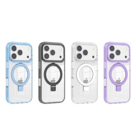 Funda Gstyle Transparente Con Soporte iPhone 17 Pro Max