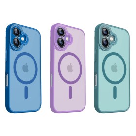 Funda Mate Magsafe Cubre Cámara iPhone 16 Plus | Wephone Mayorista