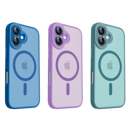 Funda Mate Magsafe Cubre Cámara iPhone 16 Plus | Wephone Mayorista