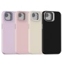 Funda Efecto Cristal Brillante iPhone 16E con Soporte | Wephone Mayorista