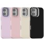 Funda Efecto Cristal Brillante iPhone 16  con Soporte | Wephone Mayorista