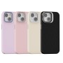 Funda Efecto Cristal Brillante iPhone 15  con Soporte | Wephone Mayorista