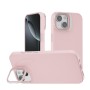 Funda Efecto Cristal Brillante iPhone 16 Pro  con Soporte | Wephone Mayorista