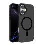 Funda Transparente Magnética iPhone 16 (Borde Metálico) | Wephone Mayorista
