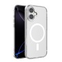 Funda Transparente Magnética iPhone 16 (Borde Metálico) | Wephone Mayorista