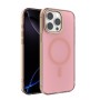 Funda Transparente Magnética iPhone 15 Pro Max (Borde Metálico) | Wephone Mayorista