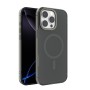 Funda Transparente Magnética iPhone 15 Pro Max (Borde Metálico) | Wephone Mayorista