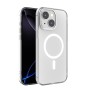 Funda Transparente Magnética iPhone 15 (Borde Metálico) | Wephone Mayorista