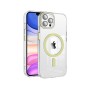 Funda Magsafe Transparente Cubre Camara de Colores iPhone 12 pro max | Wephone Mayorista