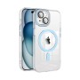 Funda Magsafe Transparente Cubre Camara de Colores iPhone 14 Plus | Wephone Mayorista