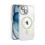 Funda Magsafe Transparente Cubre Camara de Colores iPhone 14 Plus | Wephone Mayorista