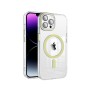 Funda Magsafe Transparente Cubre Camara de Colores iPhone 14 Pro | Wephone Mayorista