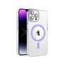Funda Magsafe Transparente Cubre Camara de Colores iPhone 14 Pro | Wephone Mayorista