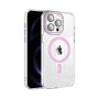 Funda Magsafe Transparente Cubre Camara de Colores iPhone 15 Pro | Wephone Mayorista