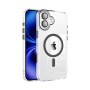 Funda Magsafe Transparente Cubre Camara de Colores iPhone 16 Plus | Wephone Mayorista