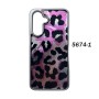 Compra al por Mayor la Funda para Samsung A25 con Estampado de Leopardo Brillante con Borde Metálico