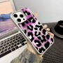 Compra al por Mayor la Funda para iPhone 17 con Estampado de Leopardo Brillante con Borde Metálico color Rosa