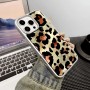 Compra al por Mayor la Funda para iPhone 16 Pro Max con Estampado de Leopardo Brillante con Borde Metálico color Gris