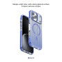 Funda Puloka Rayas Verticales Transparente Degradado con MagSafe