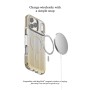 Funda Puloka Rayas Verticales Transparente Degradado con MagSafe