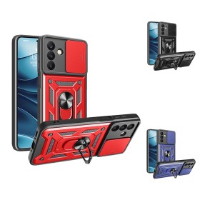 Armor Case with Sliding Cover Samsung A17 Camera and Ring | Wephone Wholesale