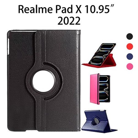 Funda 360º Realme Pad X 11" 2022 | Soporte Vertical/Horizontal y Auto-Sleep | WePhone Mayorista