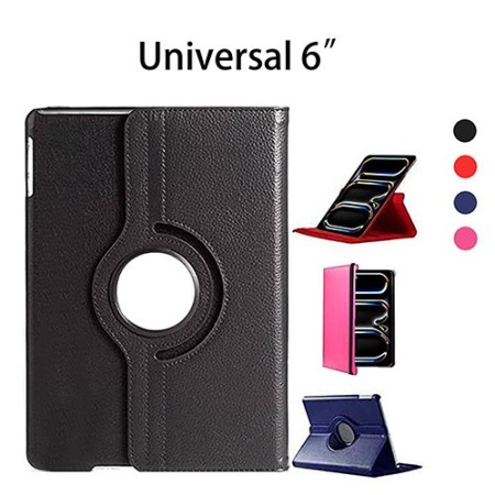 Funda 360º Universal 6" | Soporte Vertical/Horizontal y Auto-Sleep | WePhone Mayorista