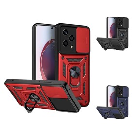 Funda Armadura con Tapa Deslizante Honor 400 Smart Cámara y Anillo | Wephone Mayorista