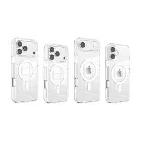 Funda transparente rígida con MagSafe Antigolpes | Wephone Mayorista