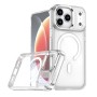 Funda Transparente MagSafe iPhone Botones y Marco Cámara de Aluminio | Wephone Mayorista