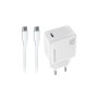 Cargador rápido Wephone WA05 20W GaN USB-C PD con cable C–C | Mayorista de accesorios móviles en España