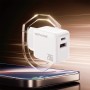 Cargador rápido Wephone WA07 20W GaN Doble Puerto USB-A + USB-C | Mayorista de accesorios móviles en España