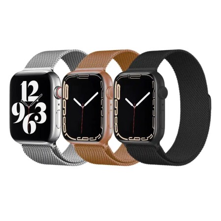 Correa milanesa para Apple Watch | Malla de acero con cierre magnético – Wephone Mayorista