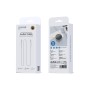 Cable de audio Jack 3.5 mm TPE 1M | Conector metálico | Mayorista de accesorios móviles en España