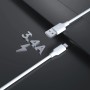 Cable USB-A a Lightning 3.4A 2 m | OD4.0 blanco | CE RoHS | Mayorista de accesorios