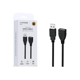 Cable USB 2.0 A Macho a A Hembra 3 m | Extensor de datos |  Mayorista de accesorios móviles en España