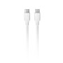 Cable USB-C a USB-C 3A PD60W 1 m | TPE OD4.0 blanco | Mayorista de accesorios móviles en España