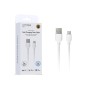 Cable de datos y carga rápida USB-A a Type-C 3A 1M Blanco | Mayorista de accesorios móviles en España