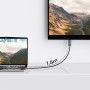 Cable Type-C a HDMI 4K 1.8 m | Gris metalizado | Mayorista de accesorios